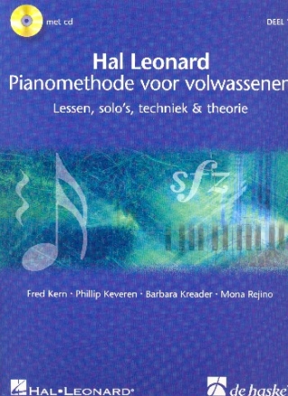 Hal Leonard Pianomethode voor volwassenen vol.1 (+2CD) voor piano (nl)