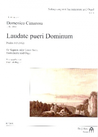 Laudate pueri Dominum fr Sopran (Tenor), Instrumente und Orgel Partitur und Stimmen