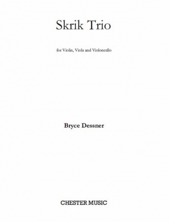 CH86515 Skrik Trio for violin, viola and cello score and parts