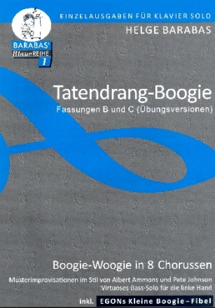 Tatendrang-Boogie (bungsversionen): fr Klavier