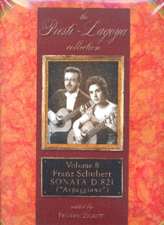 The Presti-Lagoya-Collection vol.8 Sonata Arpeggione D821 for 2 guitars score and parts