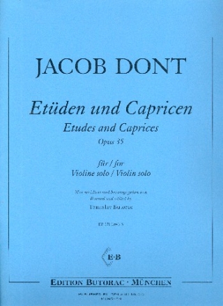 Etden und Capricen op.35 fr Violine