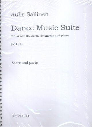 Dance Music Suite for accordion, violin, violoncello and piano score and parts