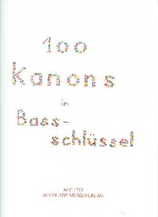 100 Kanons im Bassschlssel fr 2-6 Instrumente