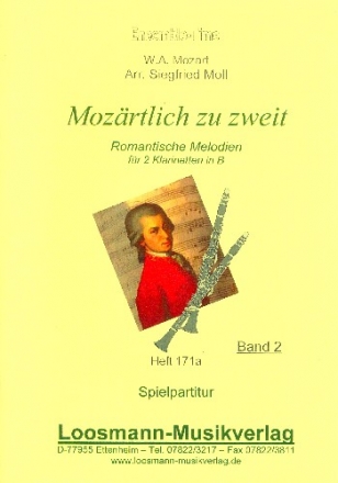 Mozrtlich zu zweit Band 2 fr 2 Klarinetten Spielpartitur