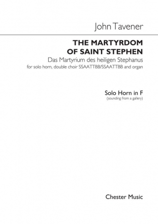 CH83226-01 The Martydrom of St. Stephen for mixed chorus, horn and organ horn part