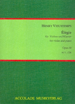 lgie op.30 fr Violine und Klavier