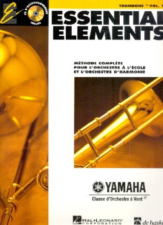 Essential Elements vol.1 (+CD): pour l'orchestre  l'cole ou d'harmonie trombone en ut bass clef (fr)