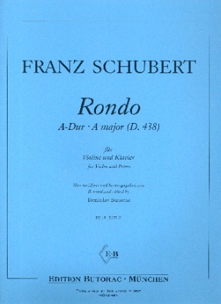 Rondo A-Dur D438 fr Violine und Klavier