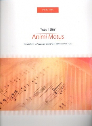 Animi motus for children's chorus and orchestra score