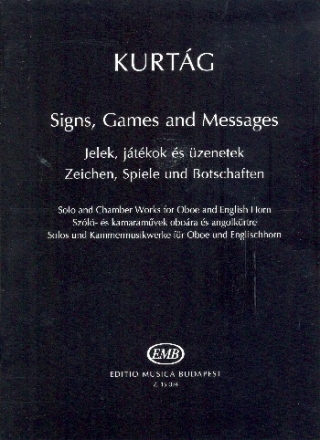 Signs, Games and Messages for oboe and english horn score