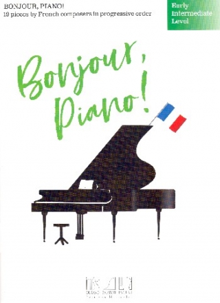 Bonjour piano (early intermediate Level) for piano (en)