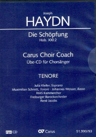 Die Schpfung Hob.XXI:2 - Chorstimme Tenor  Playalong-CD