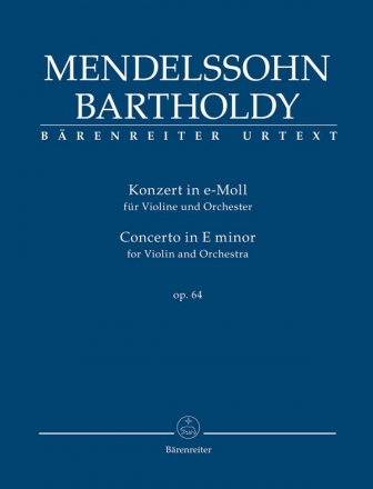 Konzert e-Moll op.64 fr Violine und Orchester Studienpartitur