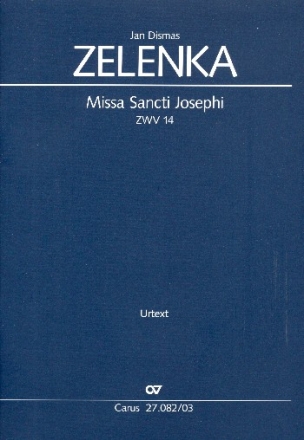 Missa Sancti Josephi ZWV14 fr Soli, gem Chor und Orchester Klavierauszug