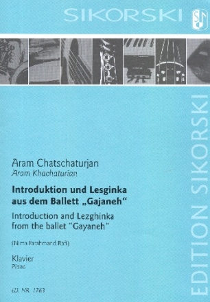 Introduktion und Lesginka aus dem Ballett Gajaneh fr Klavier