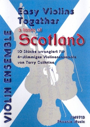 A Taste of Scotland: fr 4-12 Violinen (4-stimmiges Ensemble) Partitur und Stimmen