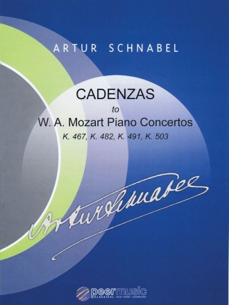 Cadenzas to W.A. Mozart's Piano Concertos for piano