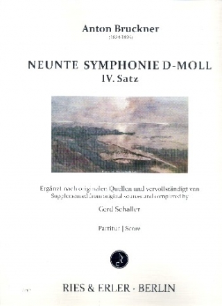 Sinfonie d-Moll Nr-9 4.Satz fr Orchester Partitur