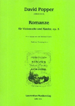 Romanze op.5 fr Violoncello und Klavier