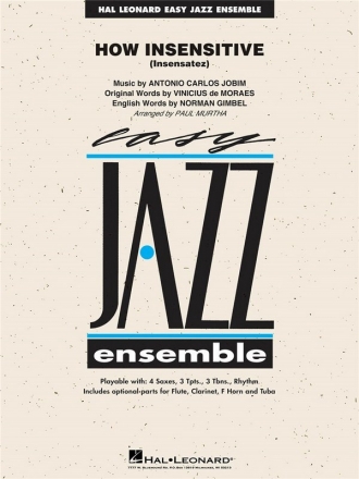 How insensitive: for jazz ensemble score and parts