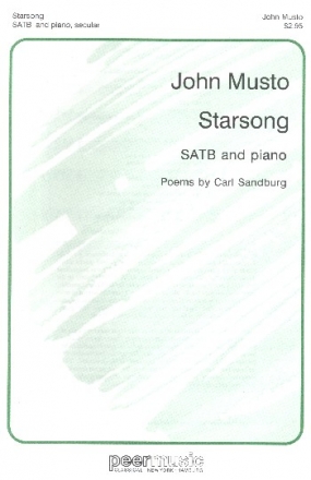 Starsong for mixed chorus and piano score