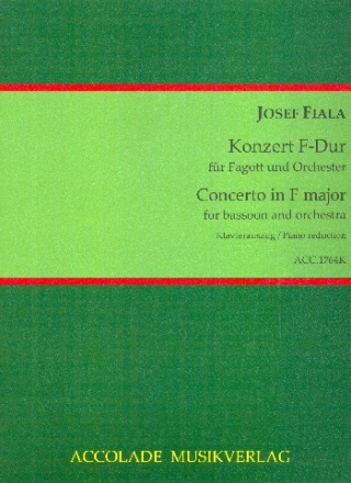 Konzert F-Dur fr Fagott und Orchester r Fagott und Klavier