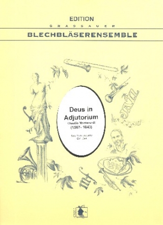 Deus in adiuutorum fr 10 Blechblser Partitur und Stimmen