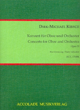 Konzert op.33 fr Oboe und Orchester fr Oboe und Klavier