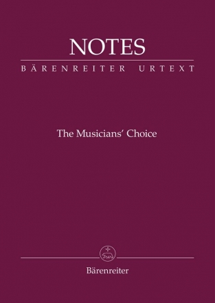 Notizbuch Notes - The Musician's Choice Umschlag Beethoven-aubergine (Mindestabnahme 10 Stk)