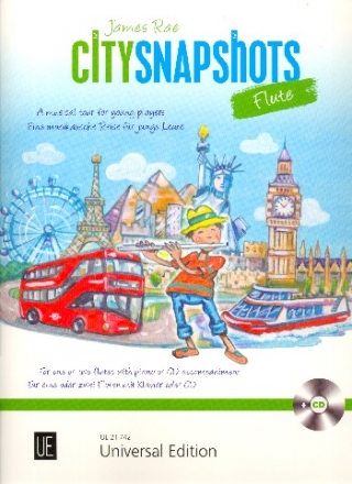 City Snapshots (+CD) fr 1-2 Flten (Klavier ad lib) Stimmen (Klavier als pdf zum Ausdrucken)