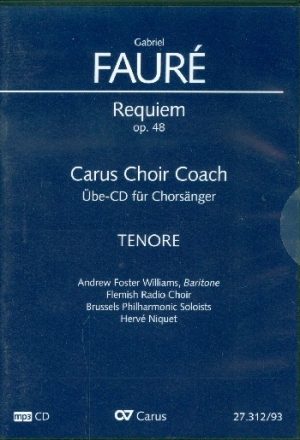 Requiem op.48 - Chorstimme Tenor  Playalong-CD