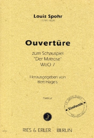 Ouvertre zum Schauspiel Der Matrose WoO7 fr Orchester Studienpartitur