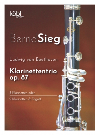 Klarinettentrio op.87 fr 3 Klarinetten (2 Klarinetten und Fagott) Partitur und Stimmen