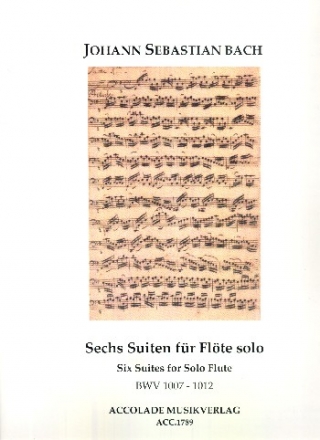 6 Suiten BWV1007-1012 fr Flte