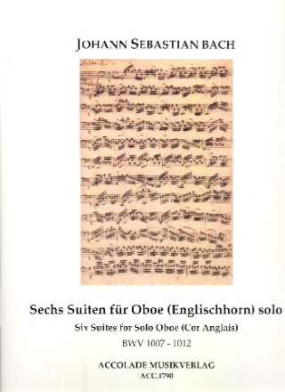 6 Suiten BWV1007-1012 fr Oboe (Englischhorn)