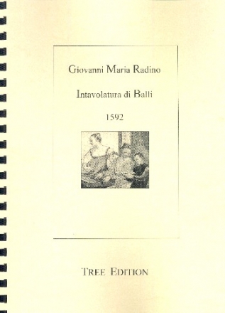 Intavolatura di Balli for lutes in in italian tablature renaissance tuning facsimile