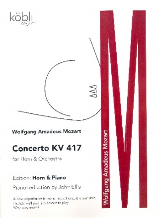 Konzert KV417 fr Horn und Orchester fr Horn und Klavier