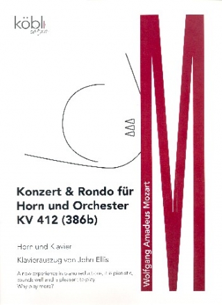 Konzert KV412 (KV386b) fr Horn und Orchester fr Horn und Klavier