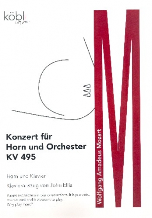 Konzert KV495 fr Horn und Orchester fr Horn und Klavier