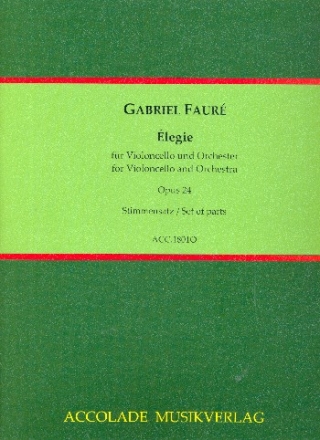 lgie op.24 fr Violoncello und Orchester Stimmensatz