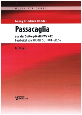 Passacaglia aus der Suite g-Moll HWV432 fr Orgel