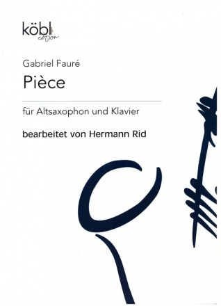 Pice fr Altsaxophon und Klavier