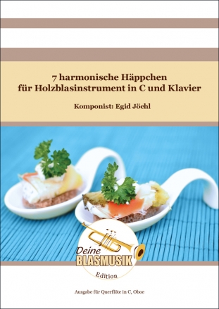 7 harmonische Hppchen fr Holzblasinstrument in C und Klavier