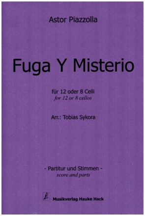 'Fuga y Misterio' fr 8-12 Violoncelli Partitur und Stimmen