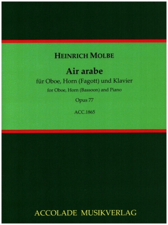 Air arabe op.77 fr Oboe, Horn (Fagott) und Klavier Stimmen