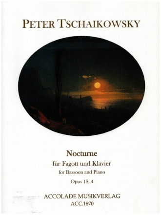 Nocturne c-Moll op.19,4 fr Fagott und Klavier