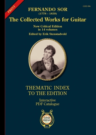 Thematic Index to the Sor Edition for guitar Interactive PDF Catalogue