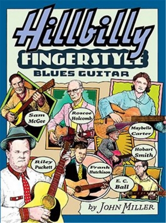 Hillbilly Fingerstyle Blues Guitar for guitar Book & Audio-Online