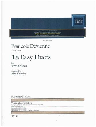 18 Easy Duets for 2 oboes performance score